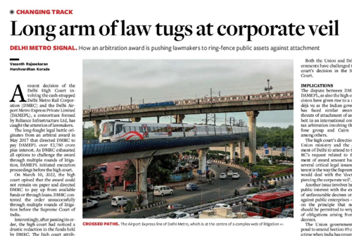 Read more about the article Long Arm Of Law Tugs At Corporate Veil