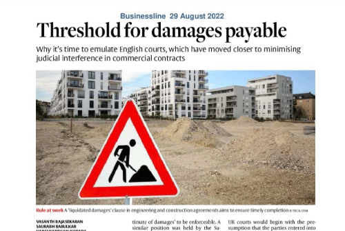 Read more about the article Threshold For Damages Payable