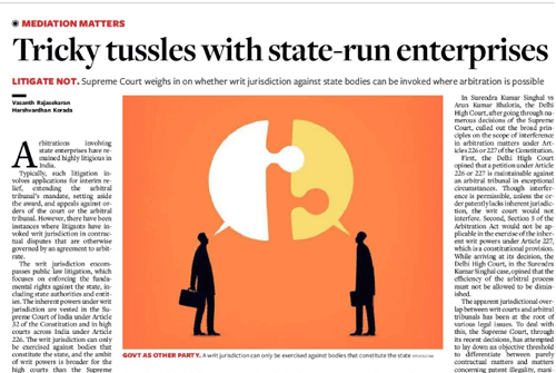 Read more about the article Tricky Tussles With State Run Enterprises